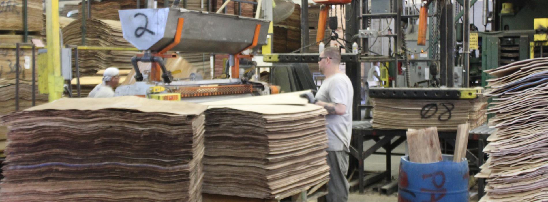 SCDC Industries inmates building wood flooring for industry partner